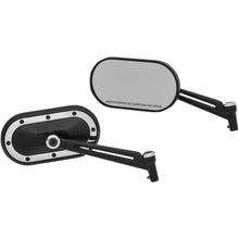 Kuryakyn Heavy Industry Mirrors - Black/Chrome 1766_411035