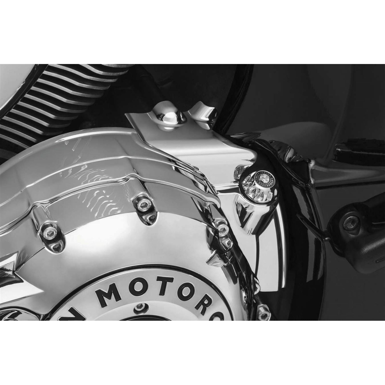 Kuryakyn Rear Oil Panel Accents for Indian Chrome 5644_101428