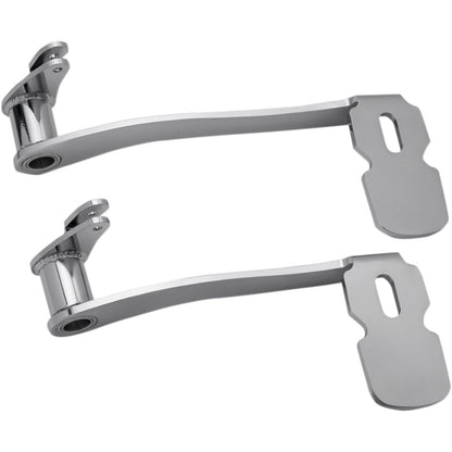 Kuryakyn Extended Brake Pedal - Chrome with Lowers 9672_411796