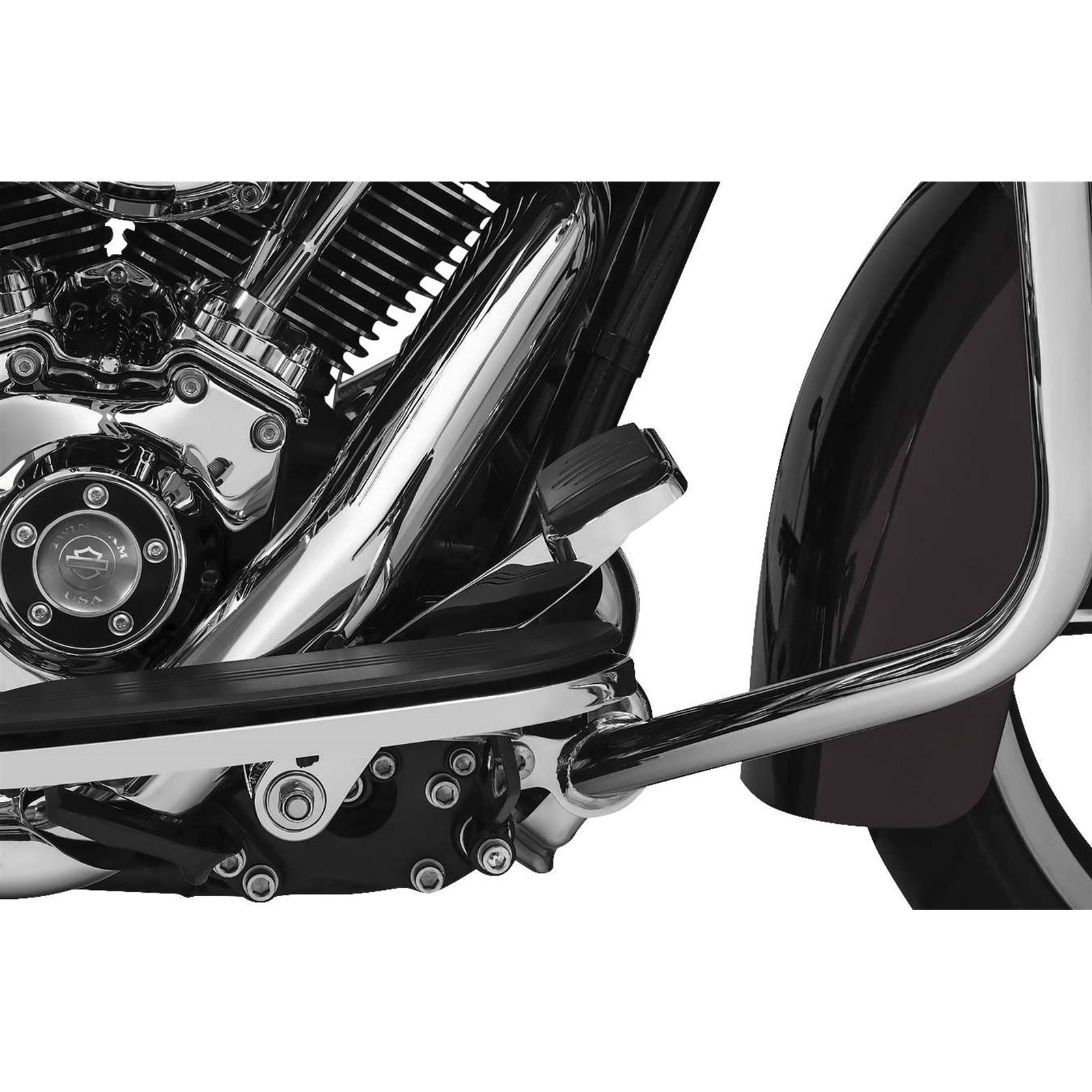 Kuryakyn Extended Brake Pedal - Chrome with Lowers 9672_101469