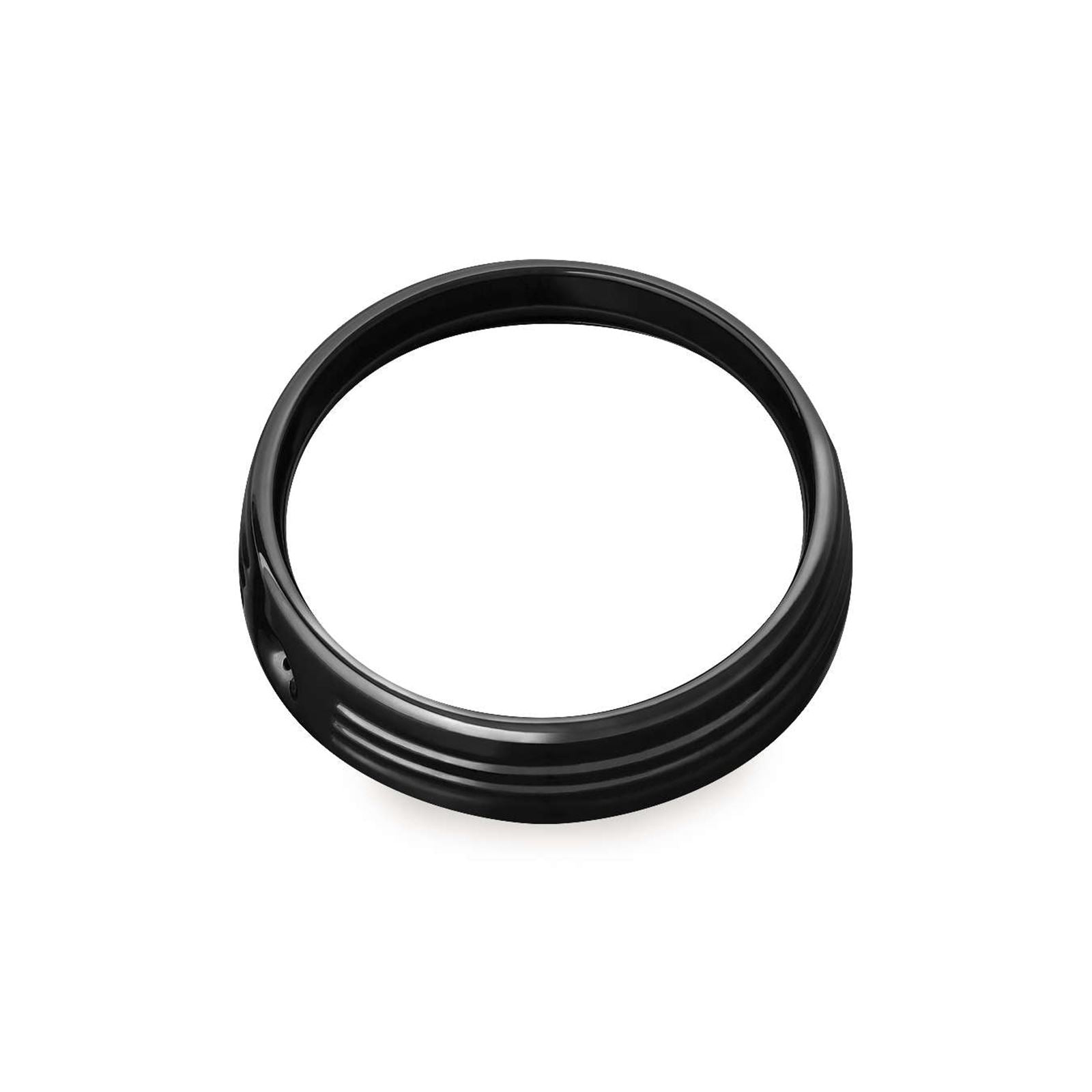 Kuryakyn 7" Headlight Trim - Black 6916_101514
