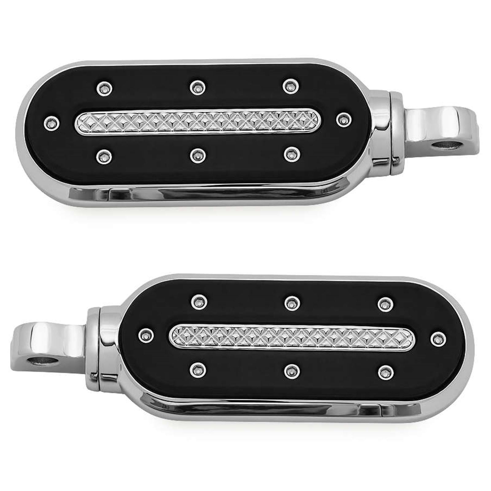 Kuryakyn Heavy Industry Footpegs with Adaptor - Chrome 7031_101637