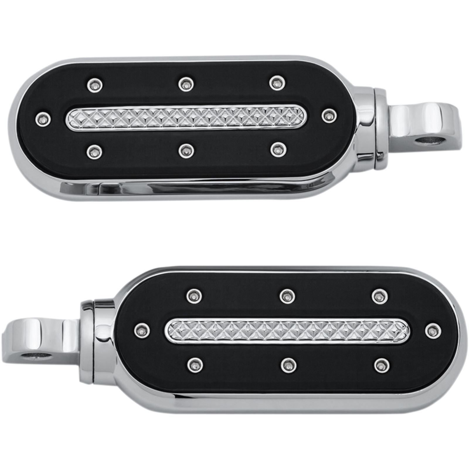 Kuryakyn Heavy Industry Footpegs with Adaptor - Chrome 7031_412076
