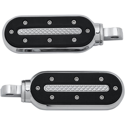 Kuryakyn Heavy Industry Footpegs with Adaptor - Chrome 7031_412076