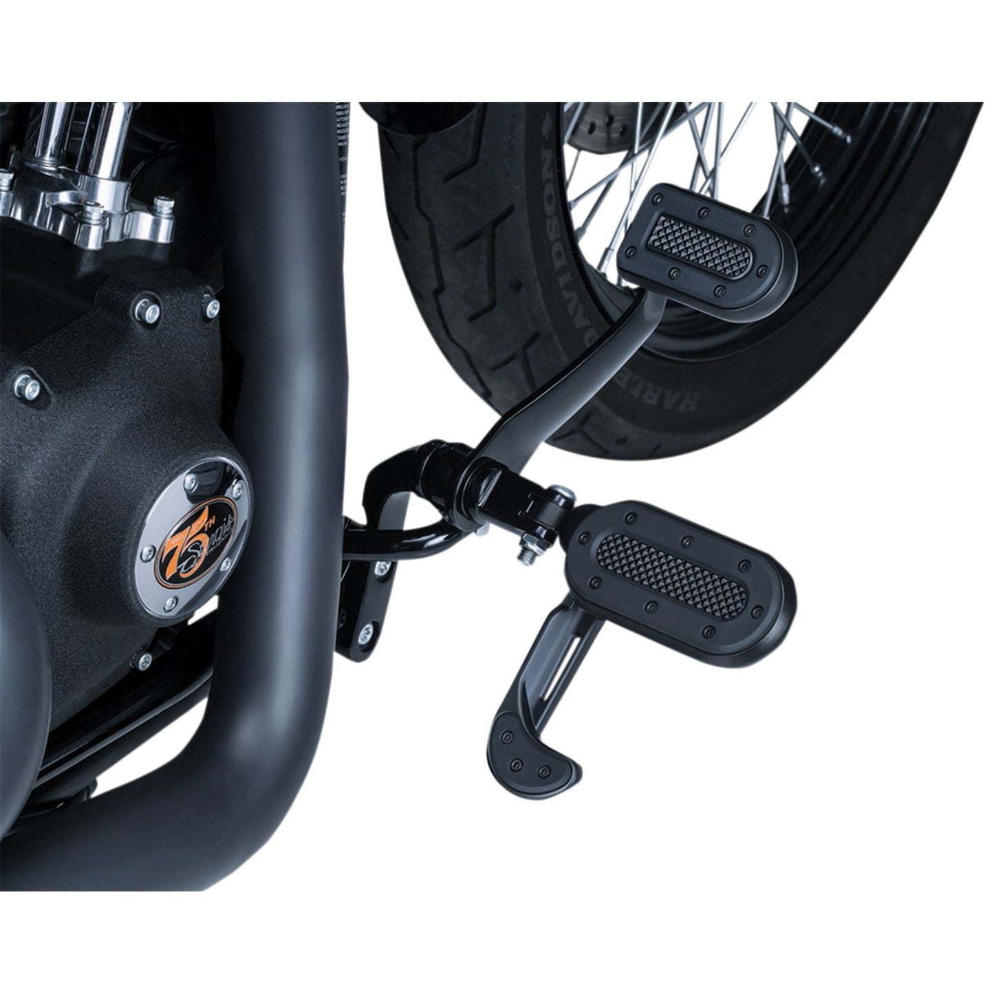 Kuryakyn Brake Pad Pedal FX Black 7038_411801