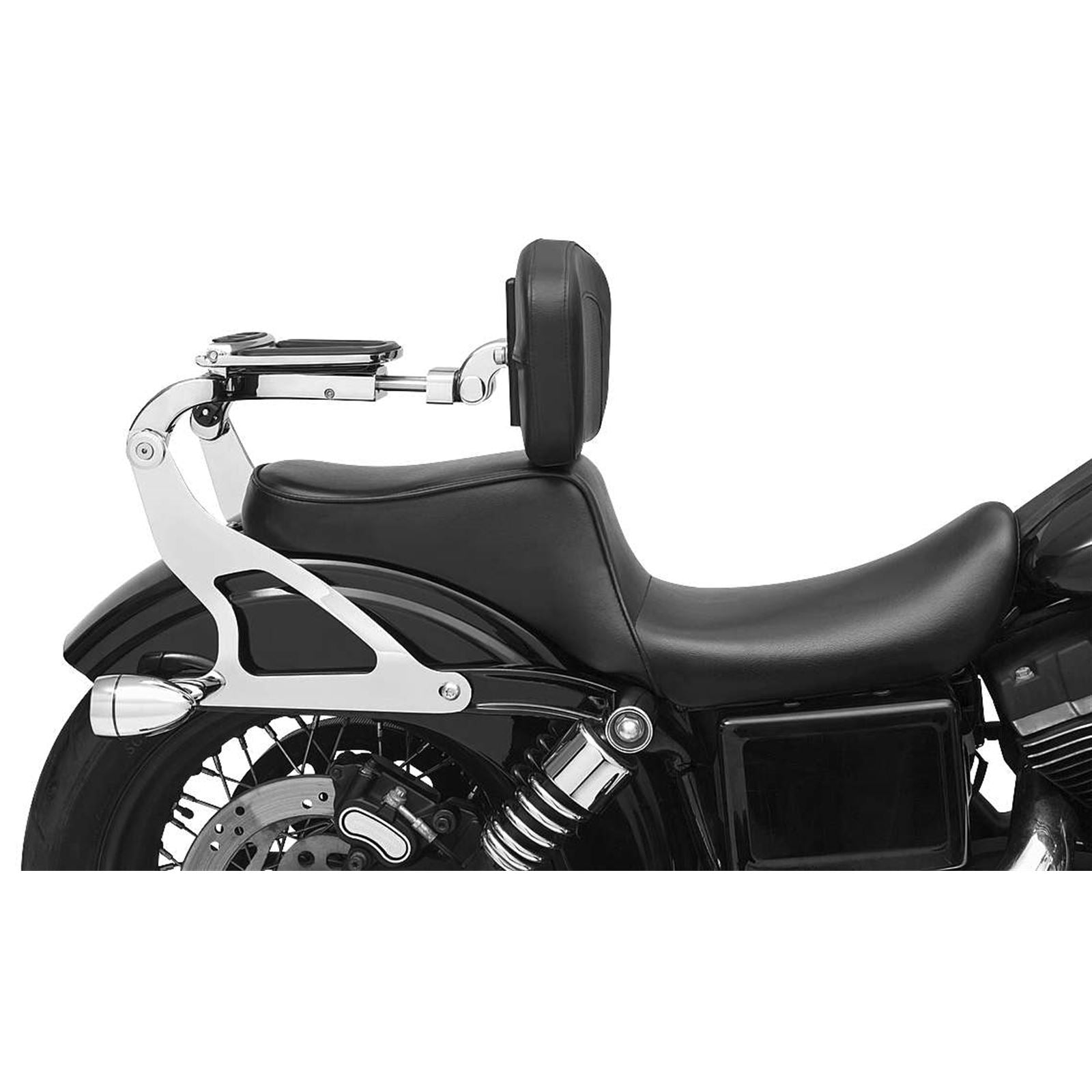 Kuryakyn Backrest Mount for Dyna '06-17 - Chrome 7095_101702