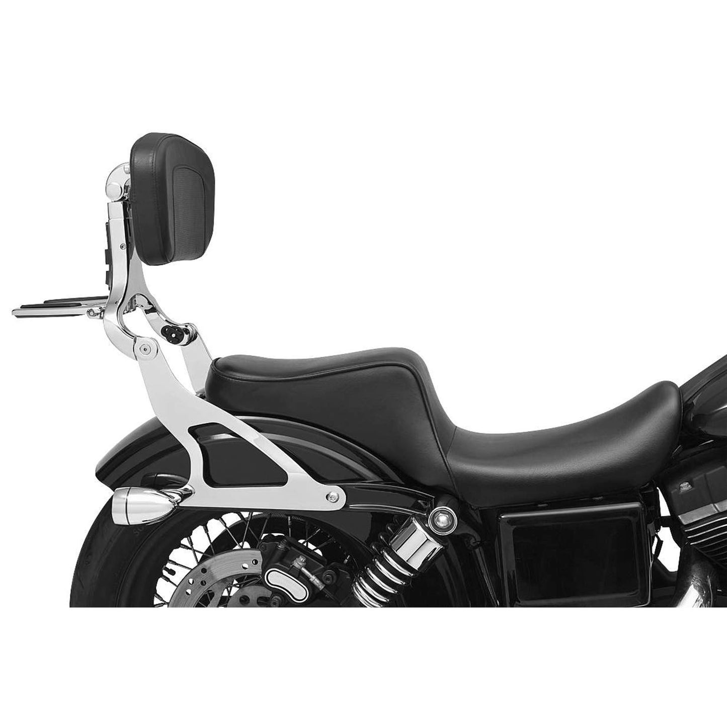 Kuryakyn Backrest Mount for Dyna '06-17 - Chrome 7095_101703