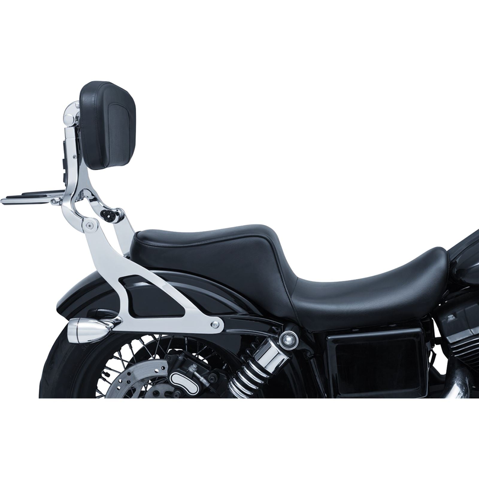 Kuryakyn Backrest Mount for Dyna '06-17 - Chrome 7095_411192