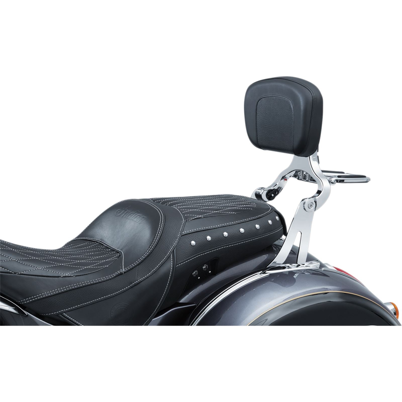 Kuryakyn Backrest Mount (pad purchased separately) Fits 14-17 Indian 7094_411197