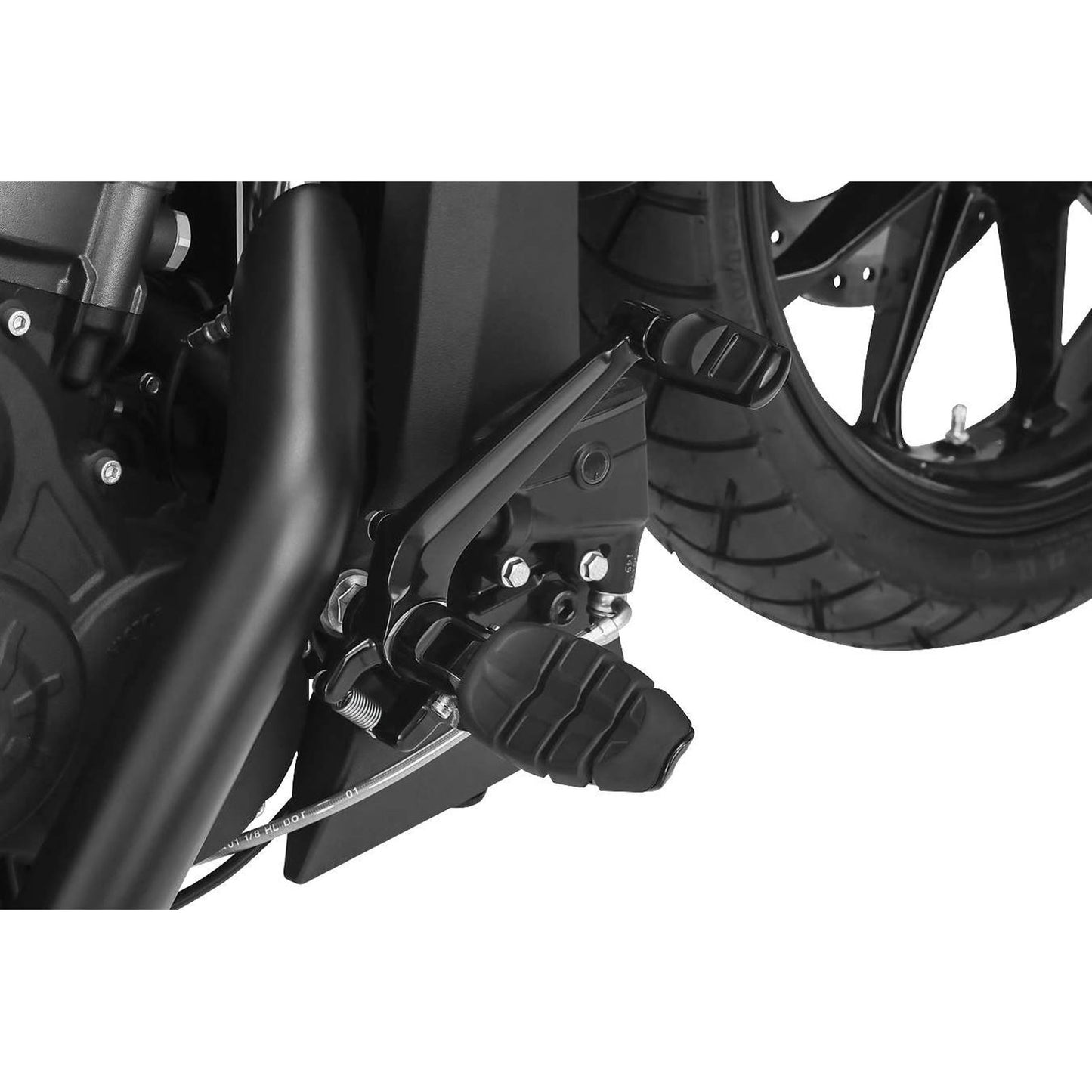 Kuryakyn Splined Adaptor Mounts for Victory Front - Peg - Black 8893_101794