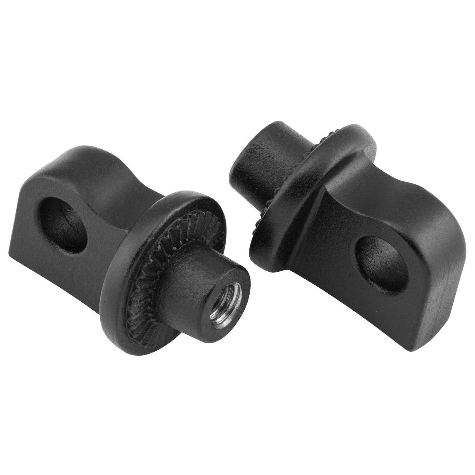 Kuryakyn Universal Peg Adaptors Splined Peg Adaptor, Satin Black 8898_101822