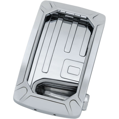 Kuryakyn Curved Vertical License Plate Mount - Chrome 3190_412661