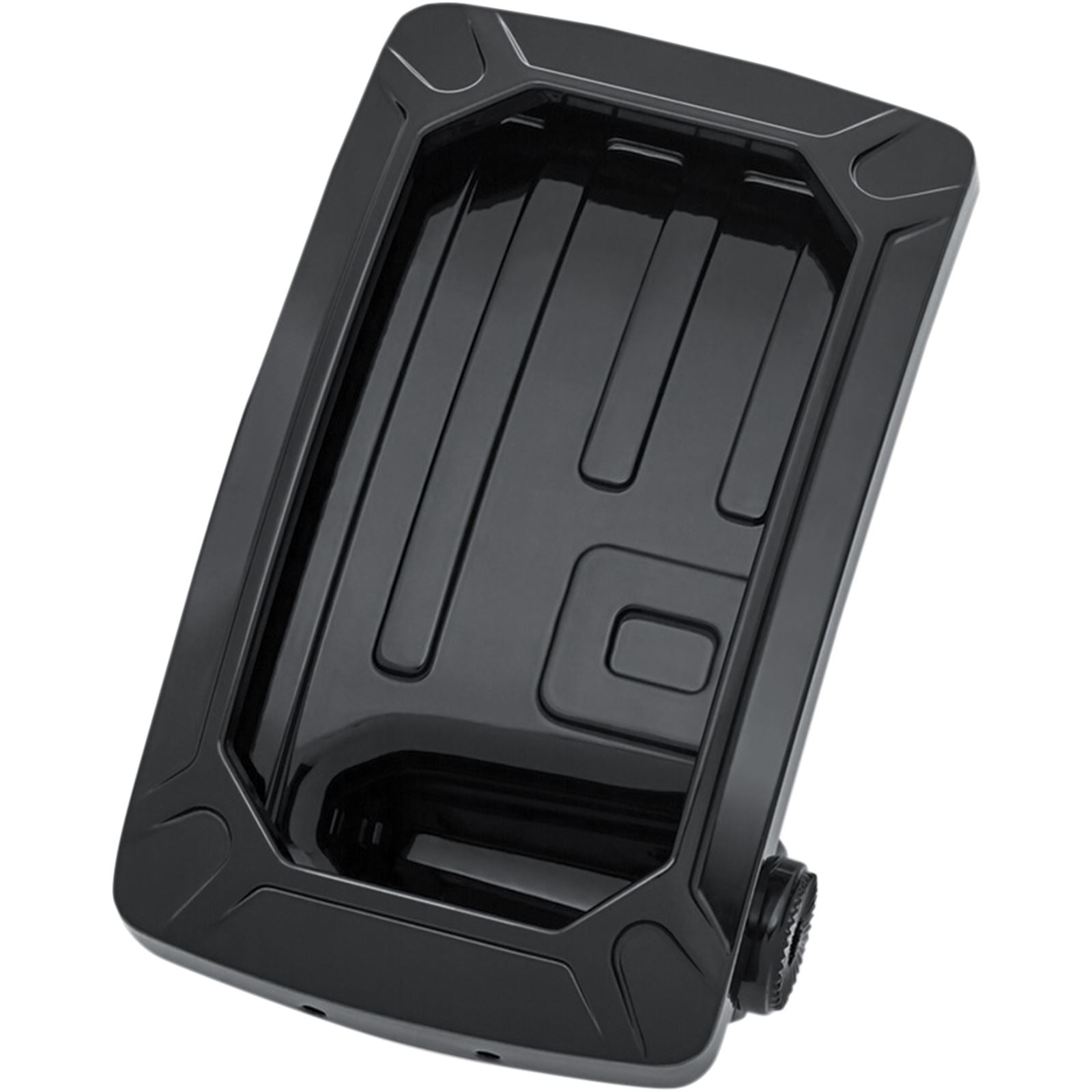 Kuryakyn Curved Vertical License Plate Mount Black 3191_412663