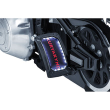 Kuryakyn Curved Vertical License Plate Mount Black 3191_412664