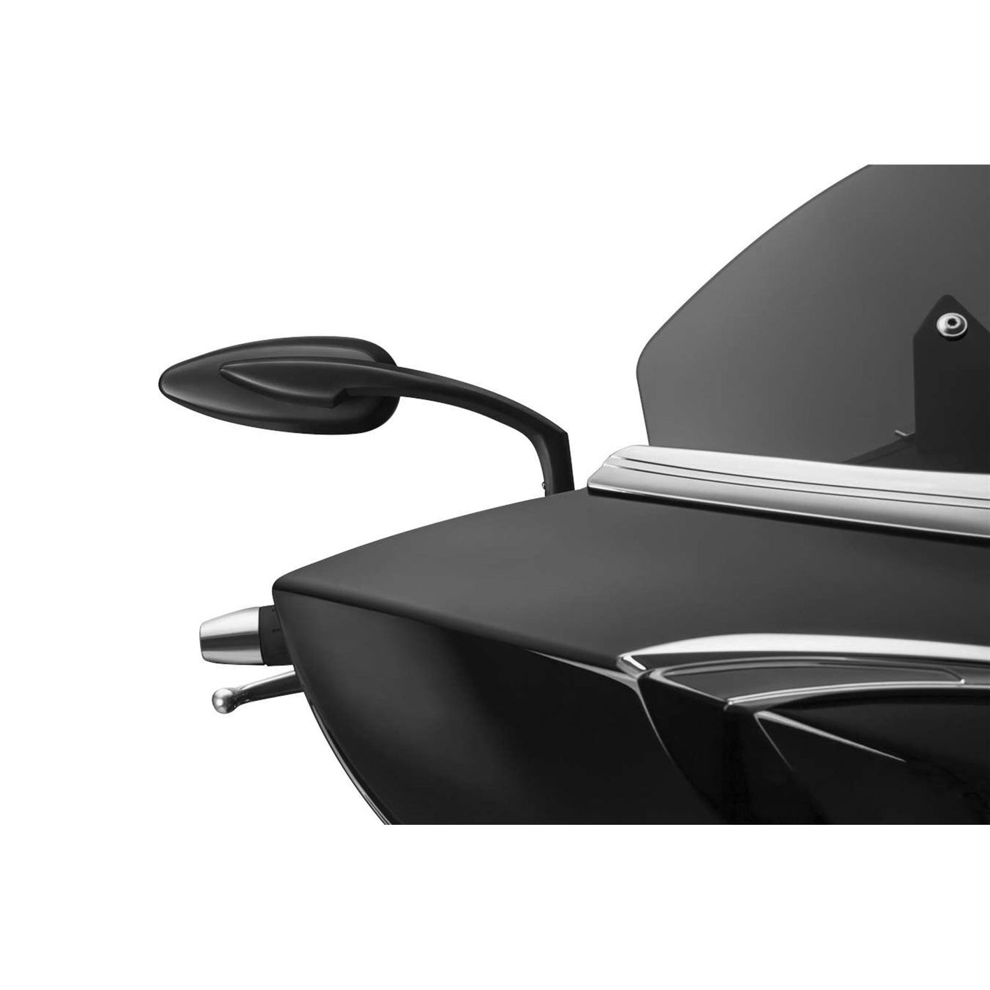 Kuryakyn Teardrop Mirrors - Black 1708_101884