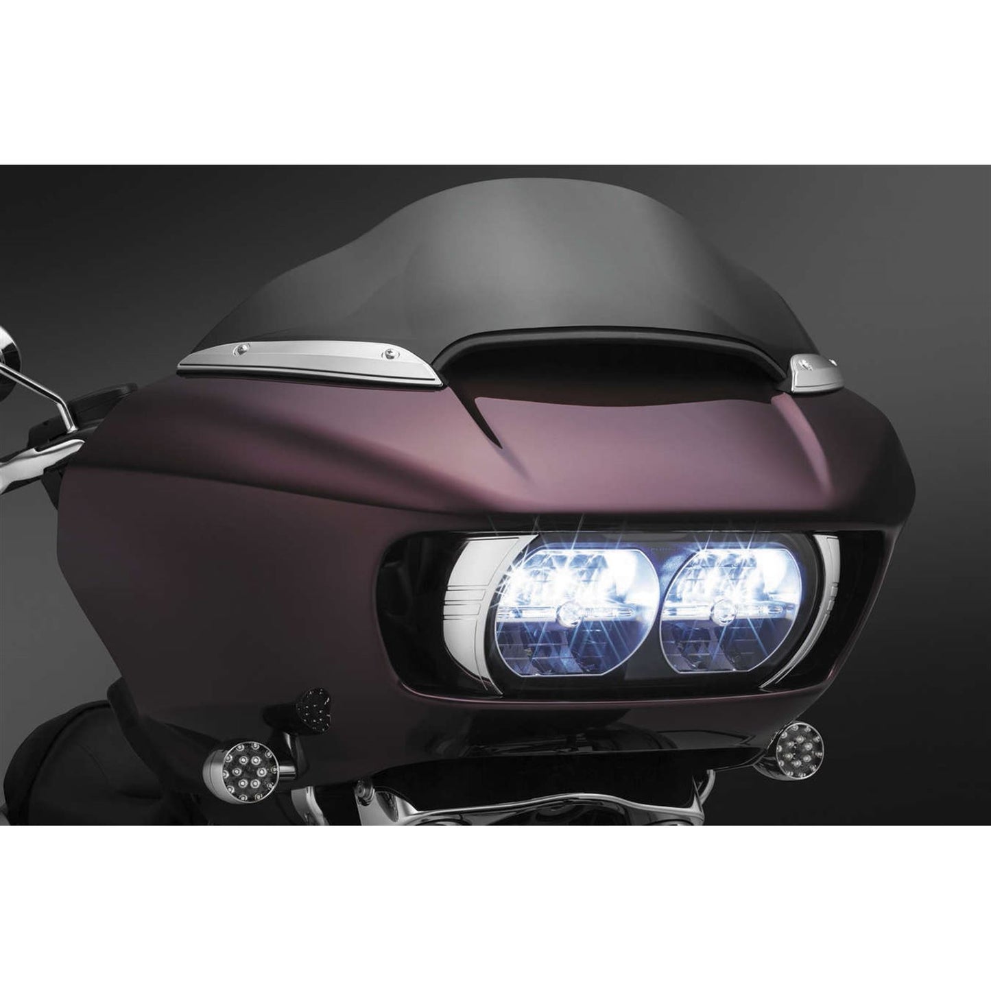 Kuryakyn Windshield Side Trim - Chrome - FLTR '15+ 2632_101889