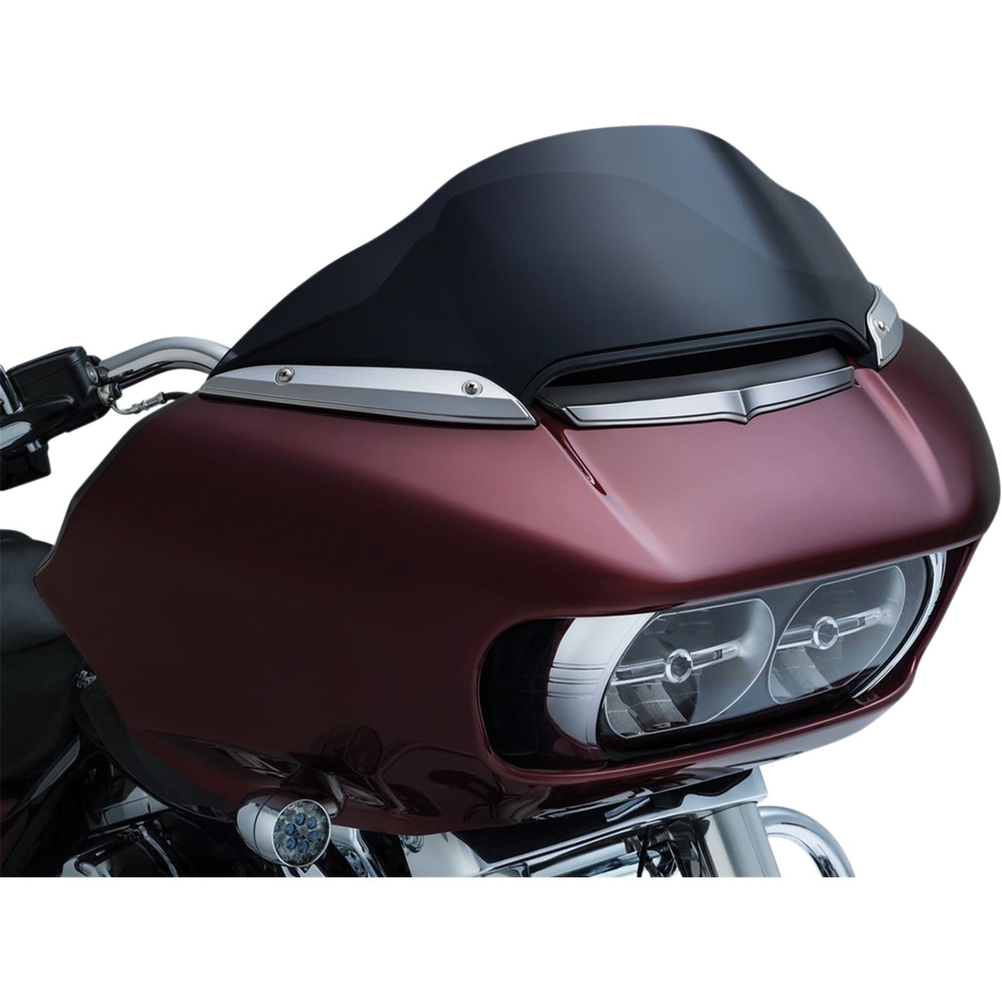 Kuryakyn Windshield Side Trim - Chrome - FLTR '15+ 2632_413217