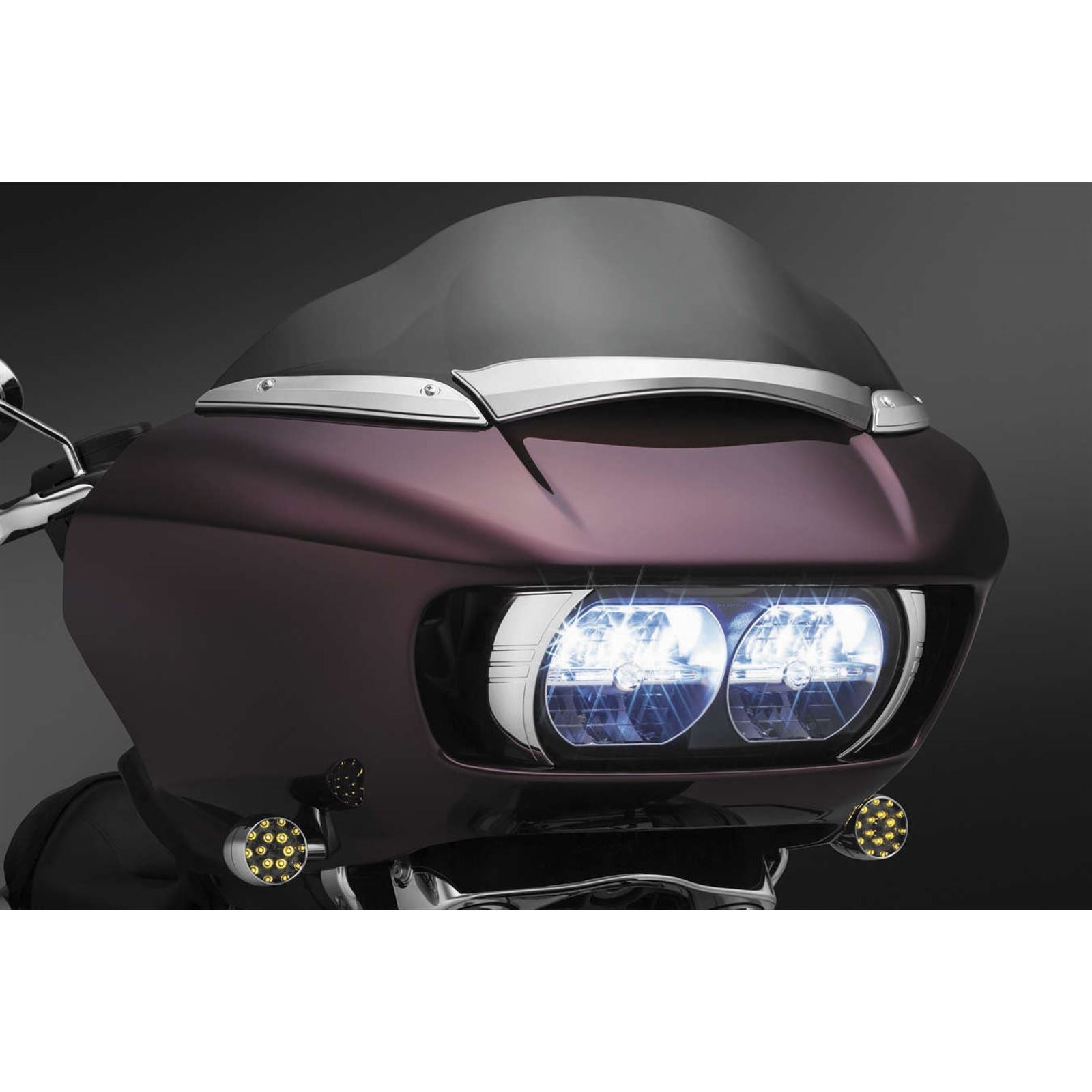Kuryakyn Windshield Side Trim - Chrome - FLTR '15+ 2632_101890