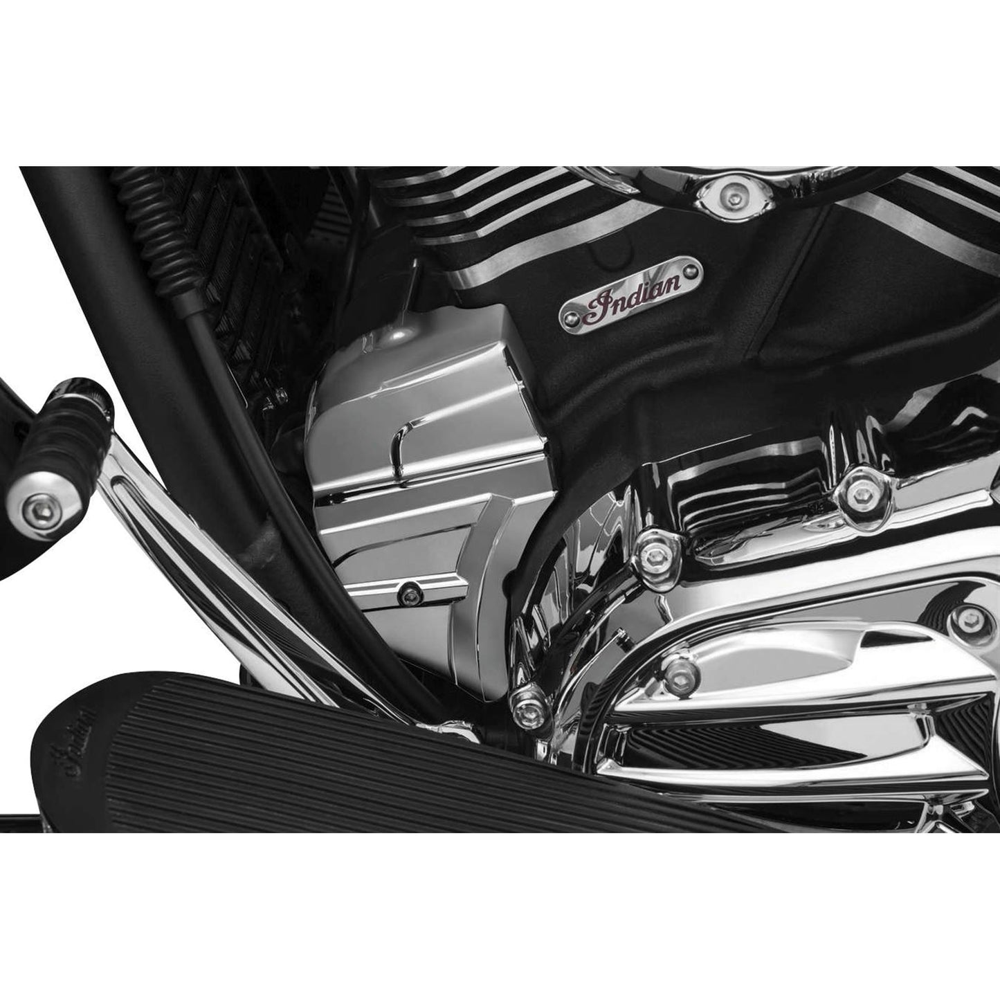 Kuryakyn Starter Cover - Chrome - For Indian Motorcycles '14-20 5642_101899