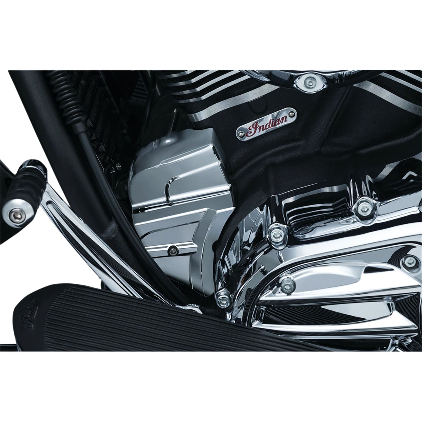 Kuryakyn Starter Cover - Chrome - For Indian Motorcycles '14-20 5642_413023