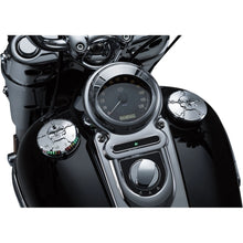 Kuryakyn Zombie LED Fuel and Battery Gauge - Chrome 7357_413137