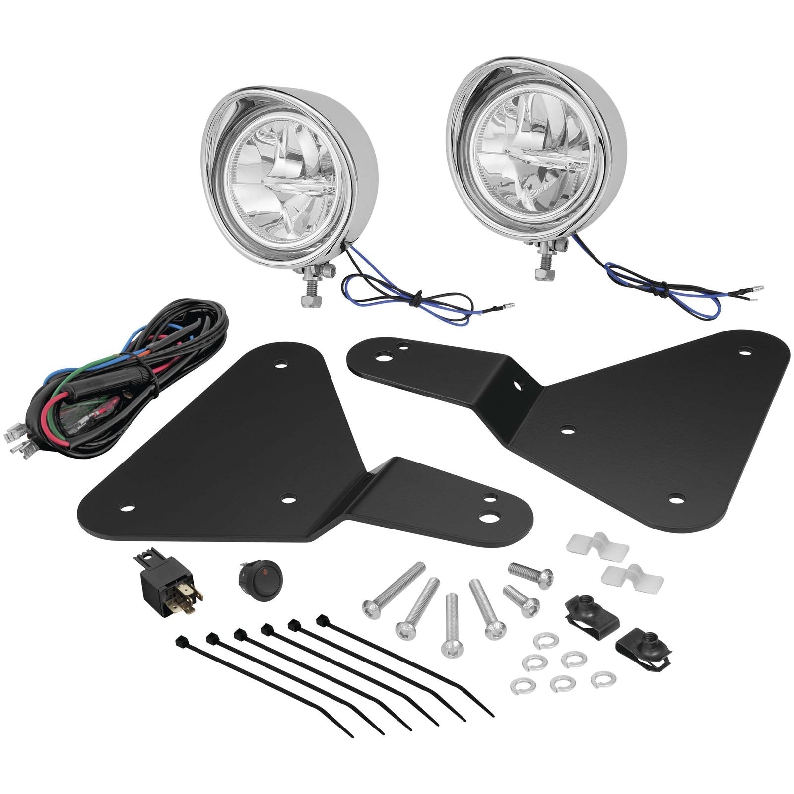 Show Chrome Driving Lights - '15-18 Spyder F3 - Chrome 41-302L_101970