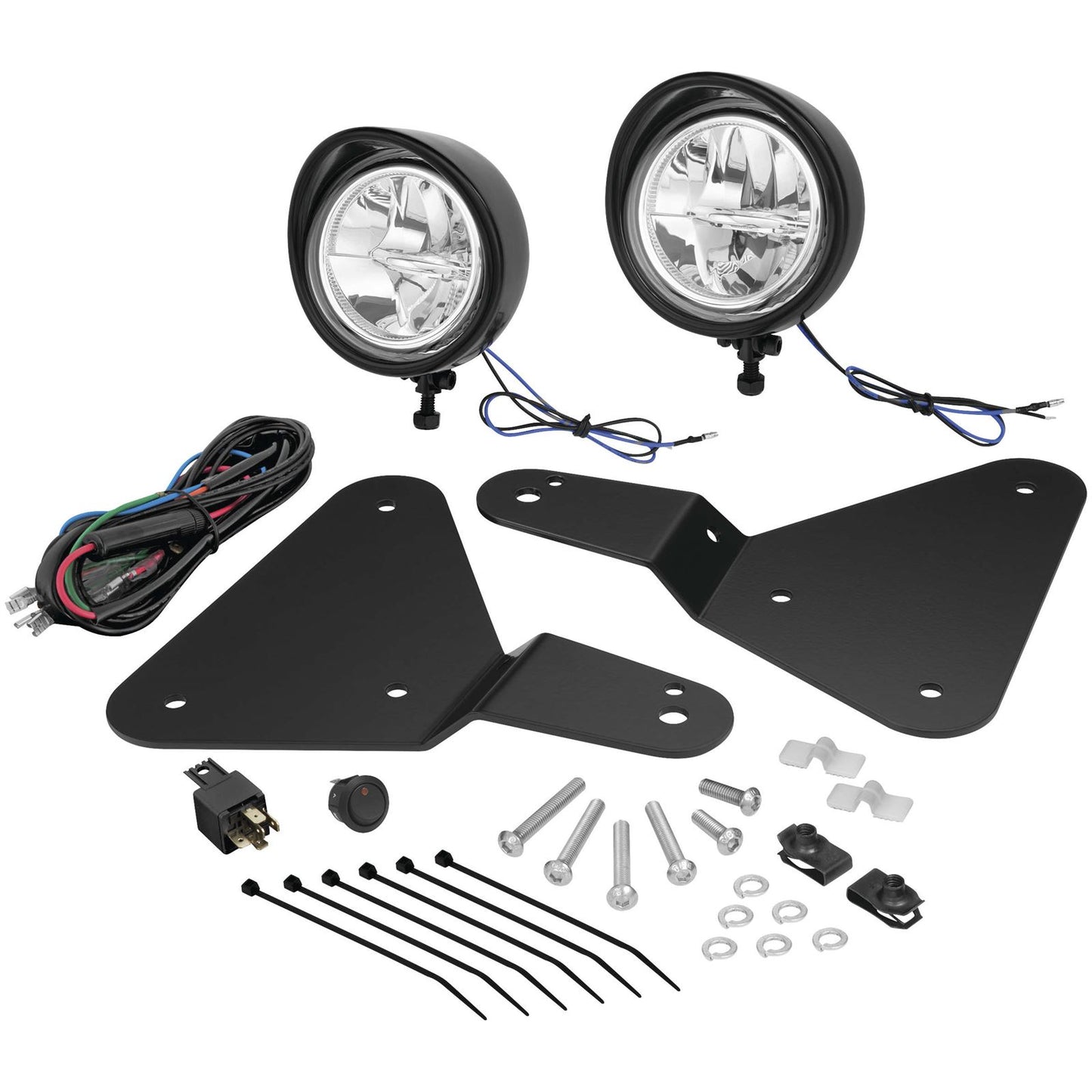 Show Chrome Driving Lights - '15-18 Spyder F3 - Satin Black 41-302LBK_101973