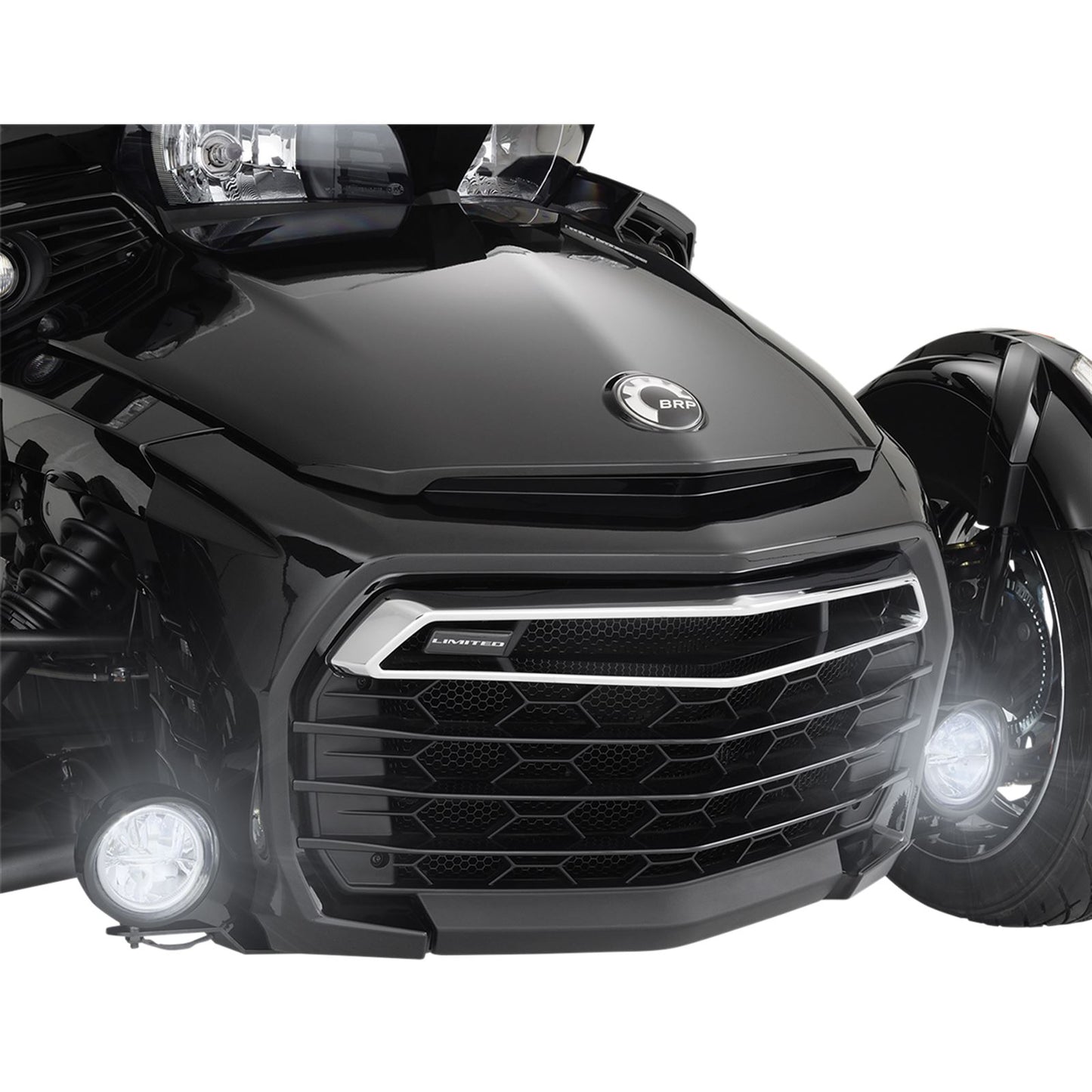 Show Chrome Driving Lights - '15-18 Spyder F3 - Satin Black 41-302LBK_474075
