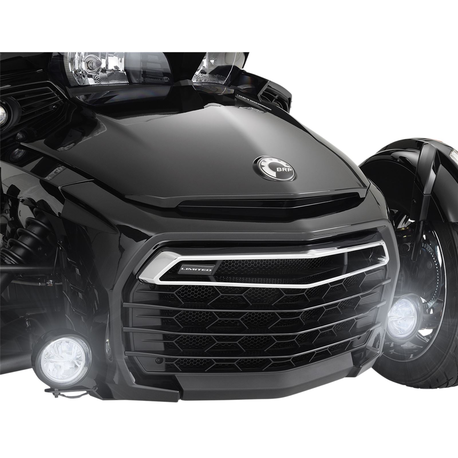 Show Chrome Driving Lights - '15-18 Spyder F3 - Satin Black 41-302LBK_474075