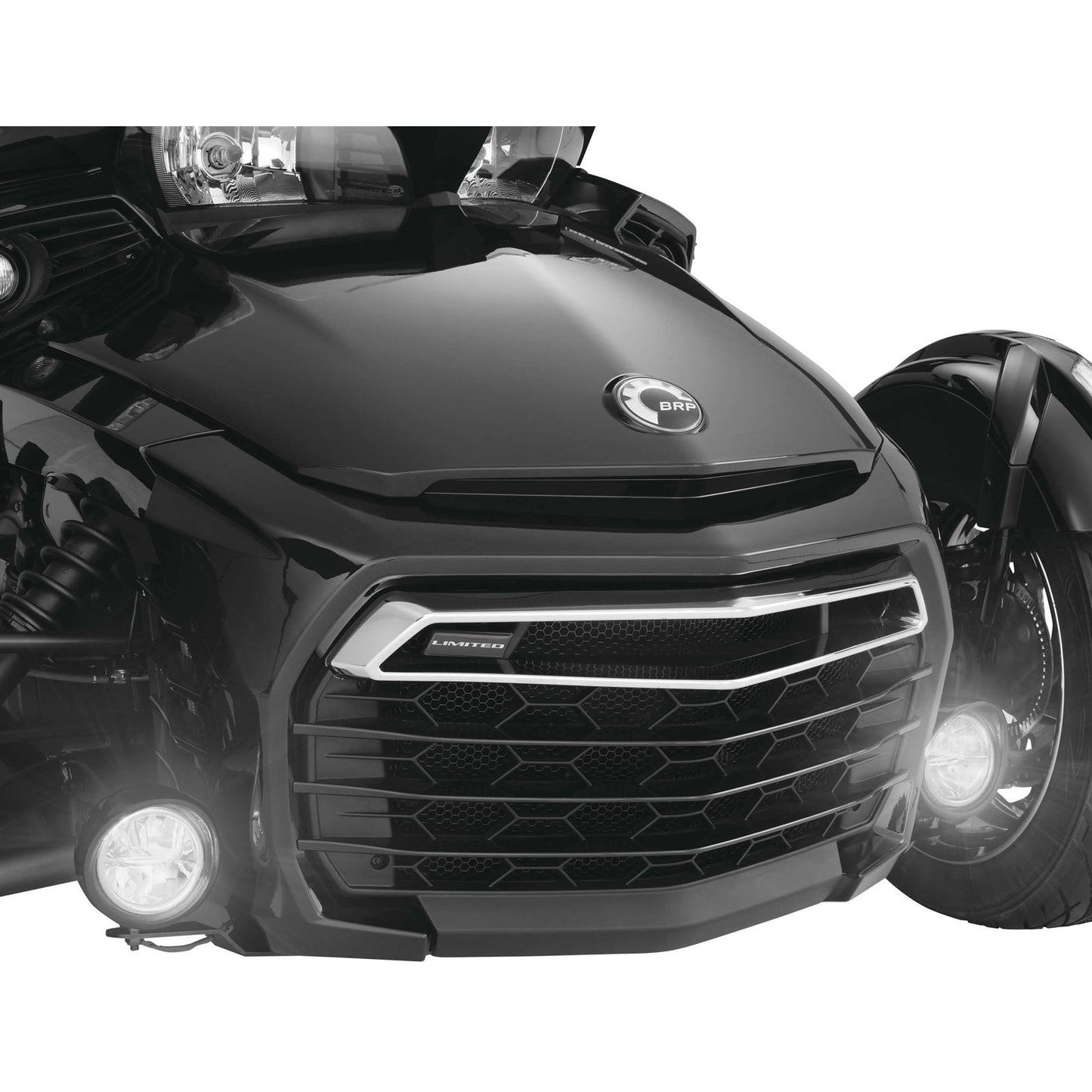 Show Chrome Driving Lights - '15-18 Spyder F3 - Satin Black 41-302LBK_101975