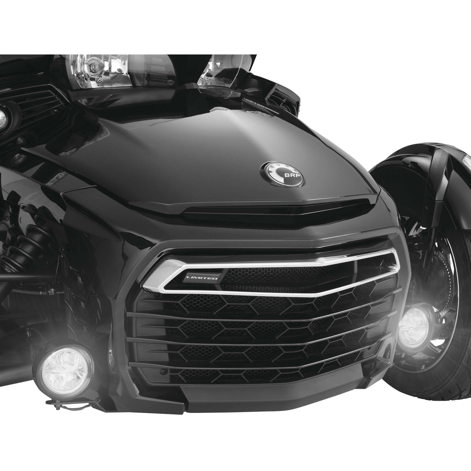 Show Chrome Driving Lights - '15-18 Spyder F3 - Satin Black 41-302LBK_101975