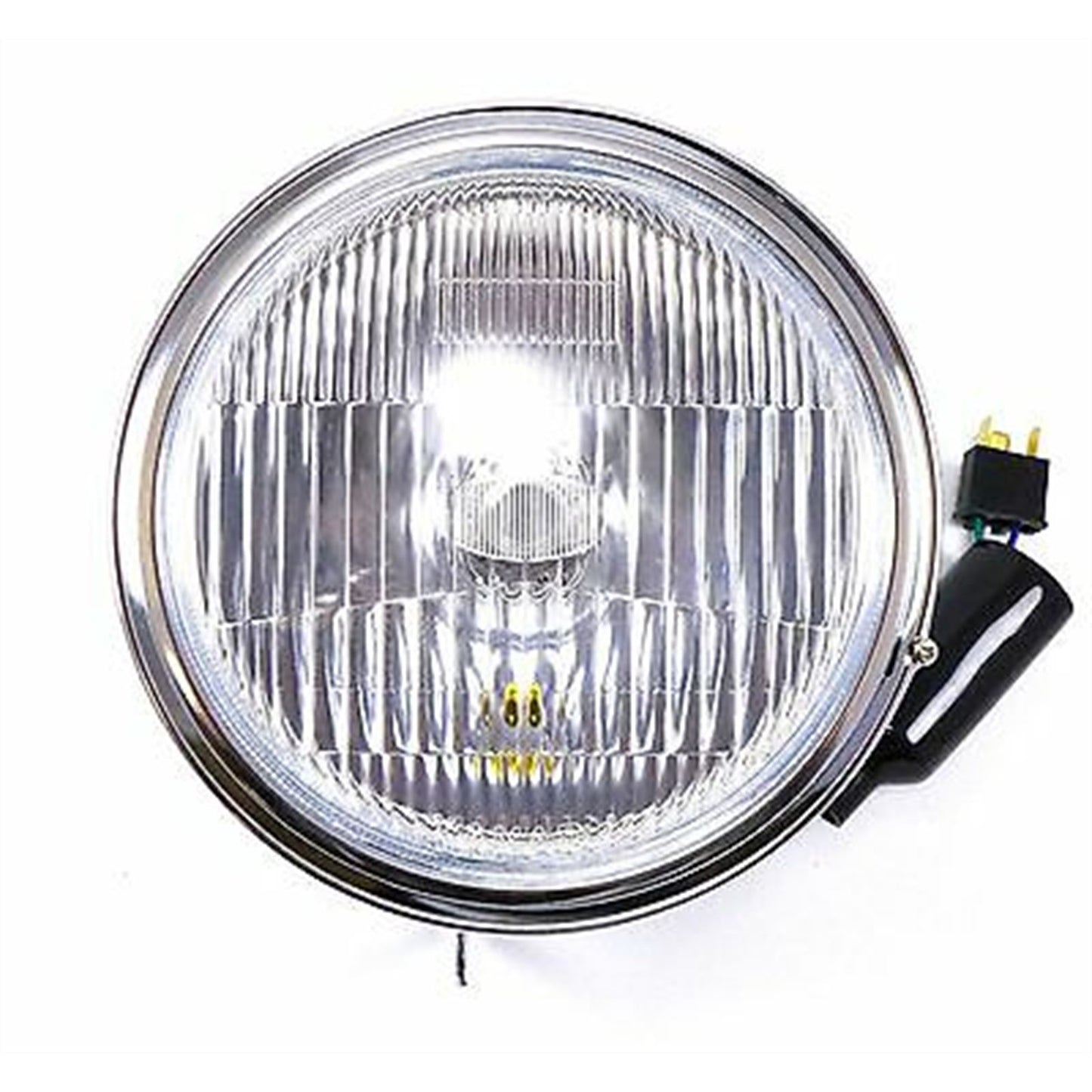 2FastMoto 7" Complete Headlight 12 Volt Side Mount - Chrome for Yamaha  584-84310-60-00_668143