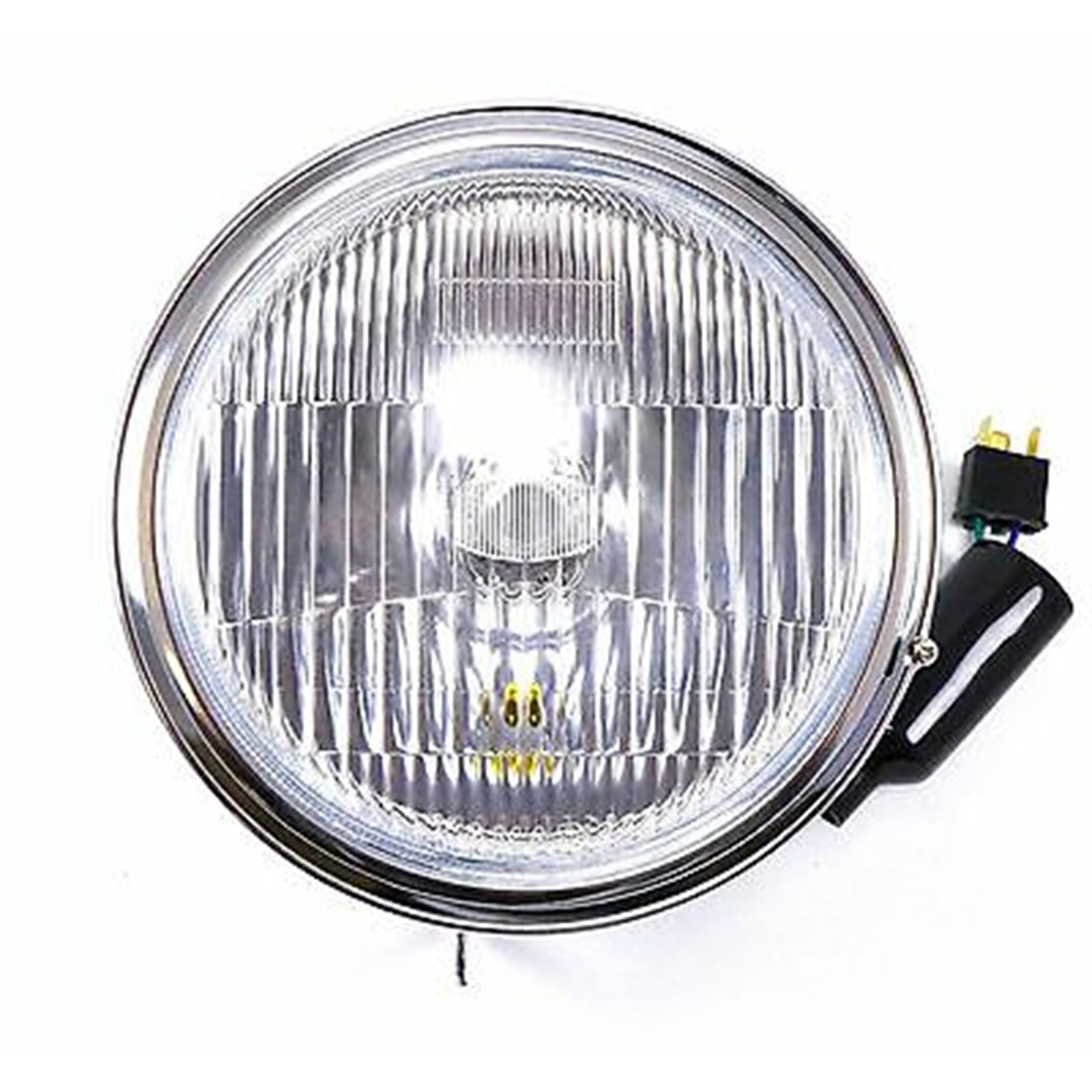 2FastMoto 7" Complete Headlight 12 Volt Side Mount - Chrome for Yamaha  584-84310-60-00_668143