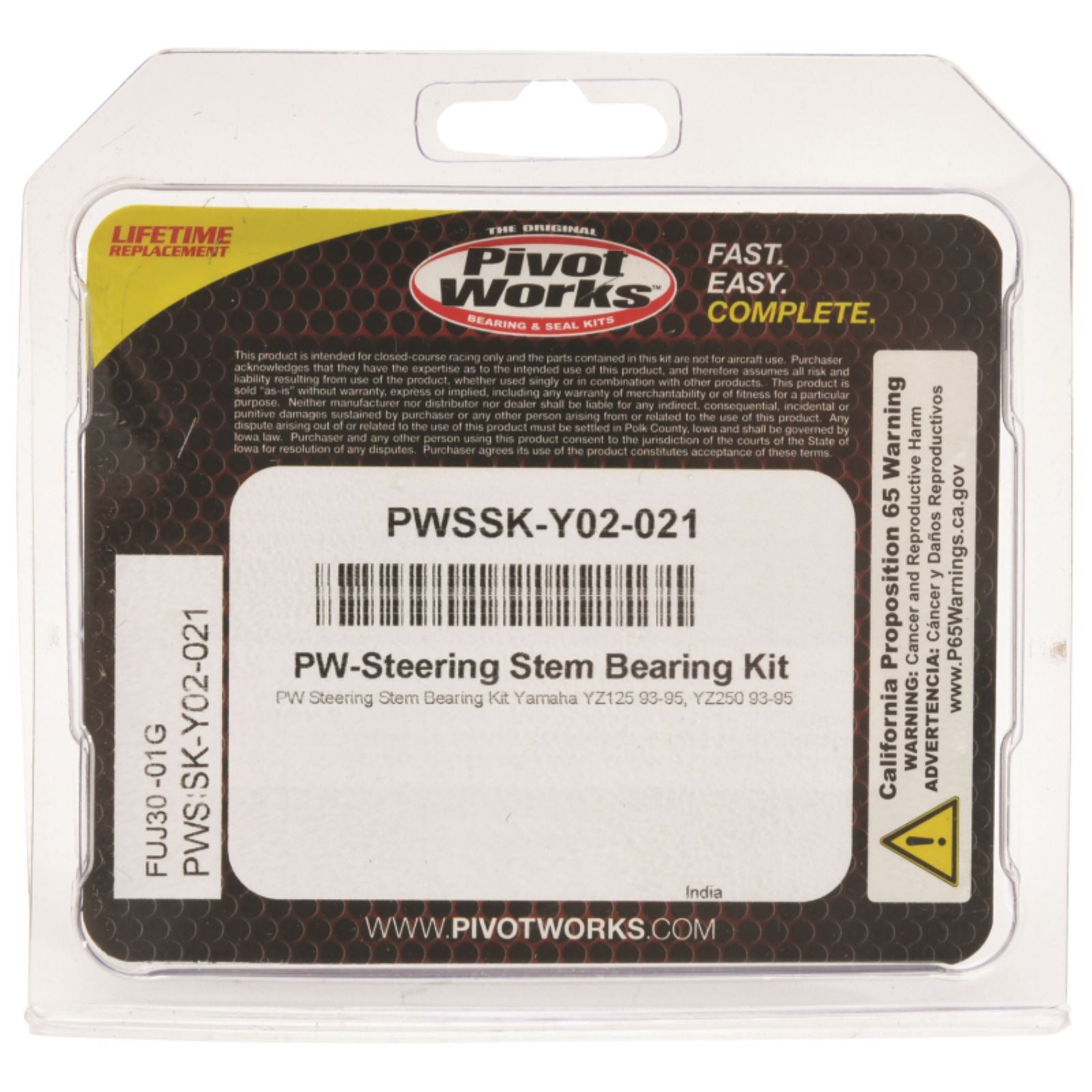 Pivot Works Steering Stem Bearing Kit for Yamaha Bike PWSSK-Y02-021_1690739