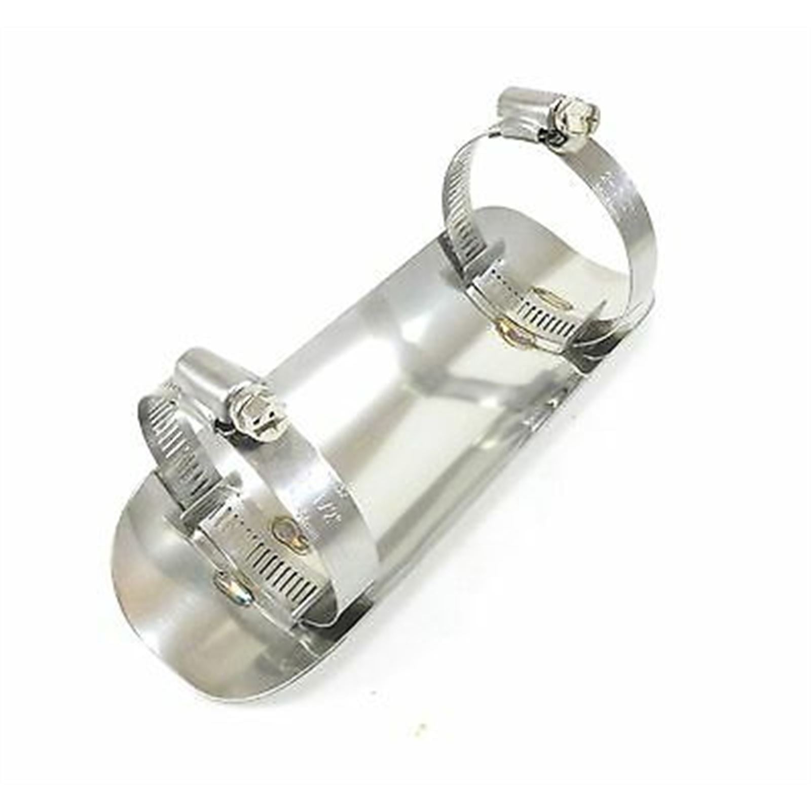 2FastMoto Exhaust Pipe Shield Guard Chrome Steel for Most Motorcycles 05-4128_666729