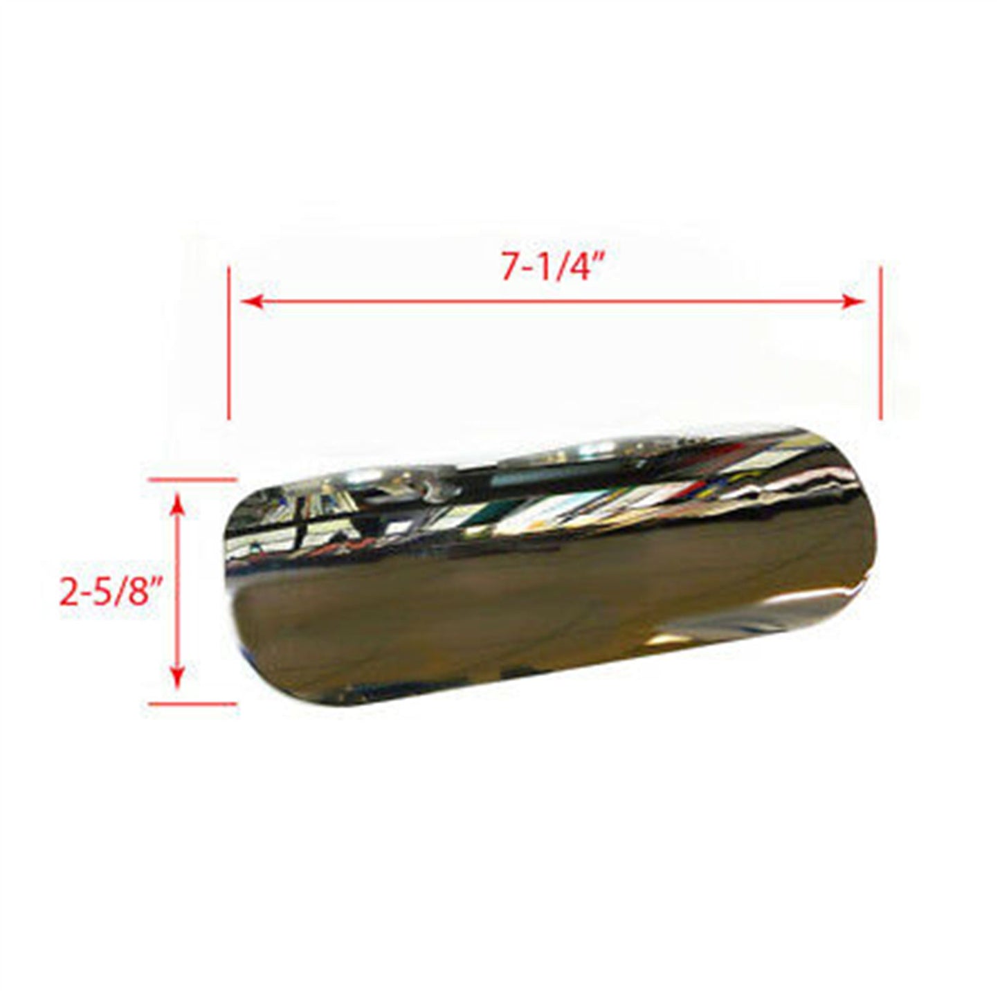 2FastMoto Exhaust Pipe Shield Guard Chrome Steel for Most Motorcycles 05-4128_666730