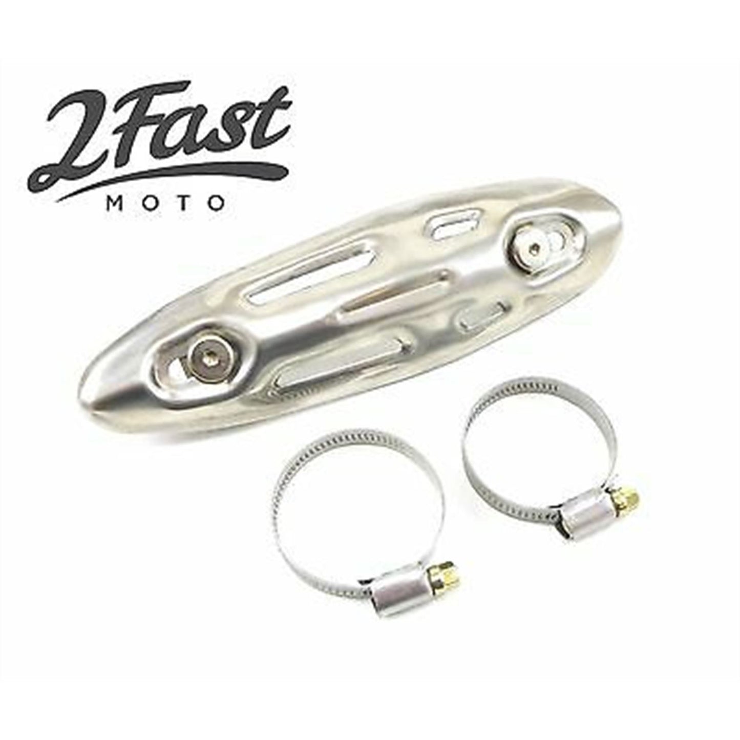 2FastMoto DRC Style Exhaust Pipe Heat Shield Cover For Motorcycles 05-4123_621916