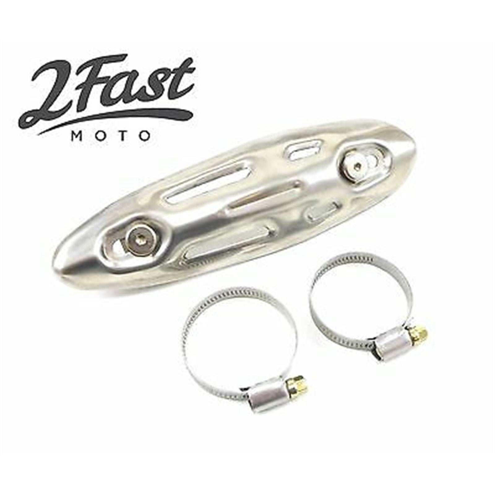 2FastMoto DRC Style Exhaust Pipe Heat Shield Cover For Motorcycles 05-4123_621916