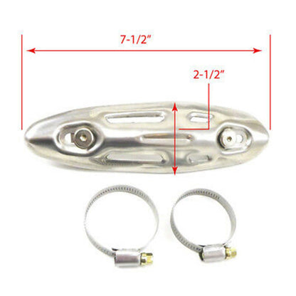 2FastMoto DRC Style Exhaust Pipe Heat Shield Cover For Motorcycles 05-4123_621918