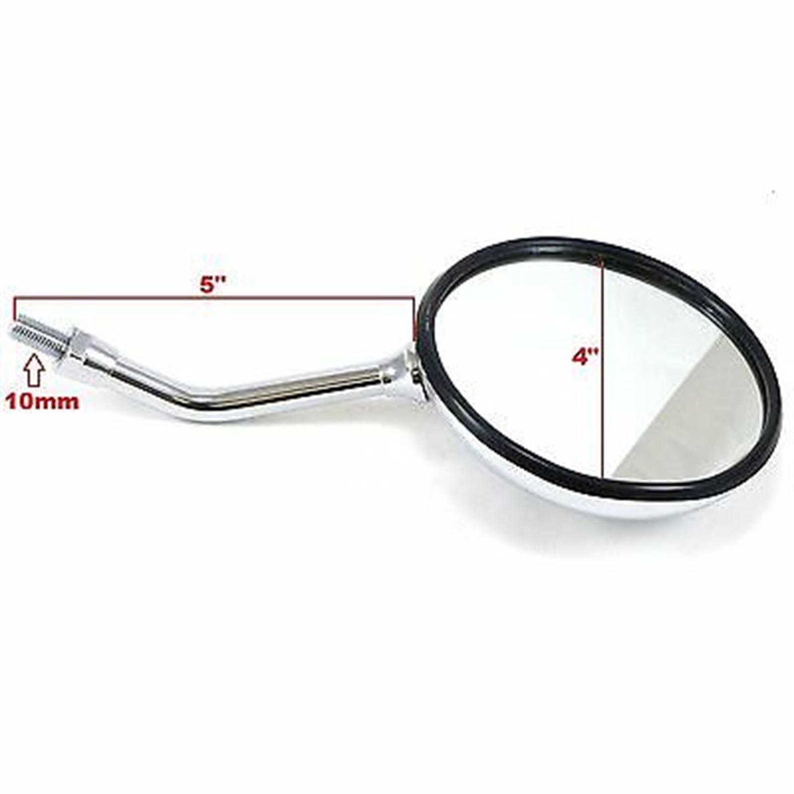 2FastMoto Mirror LTD Style Chrome 10mm Stem For Suzuki Honda Kawasaki 20-37300_631740