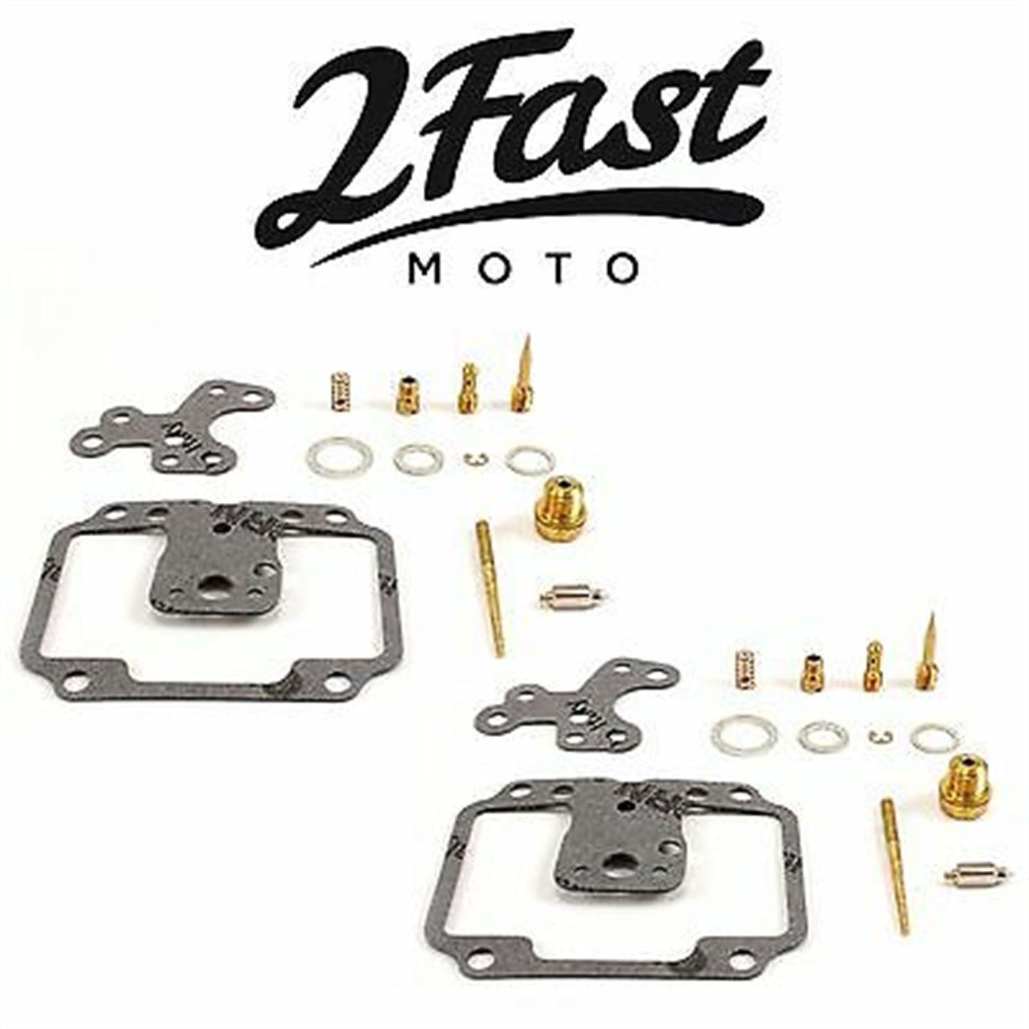 2FastMoto Carburetor Rebuild Repair Kit 2/Pack for '74-75 Yamaha TX650A, XS650B  25-91658_631040