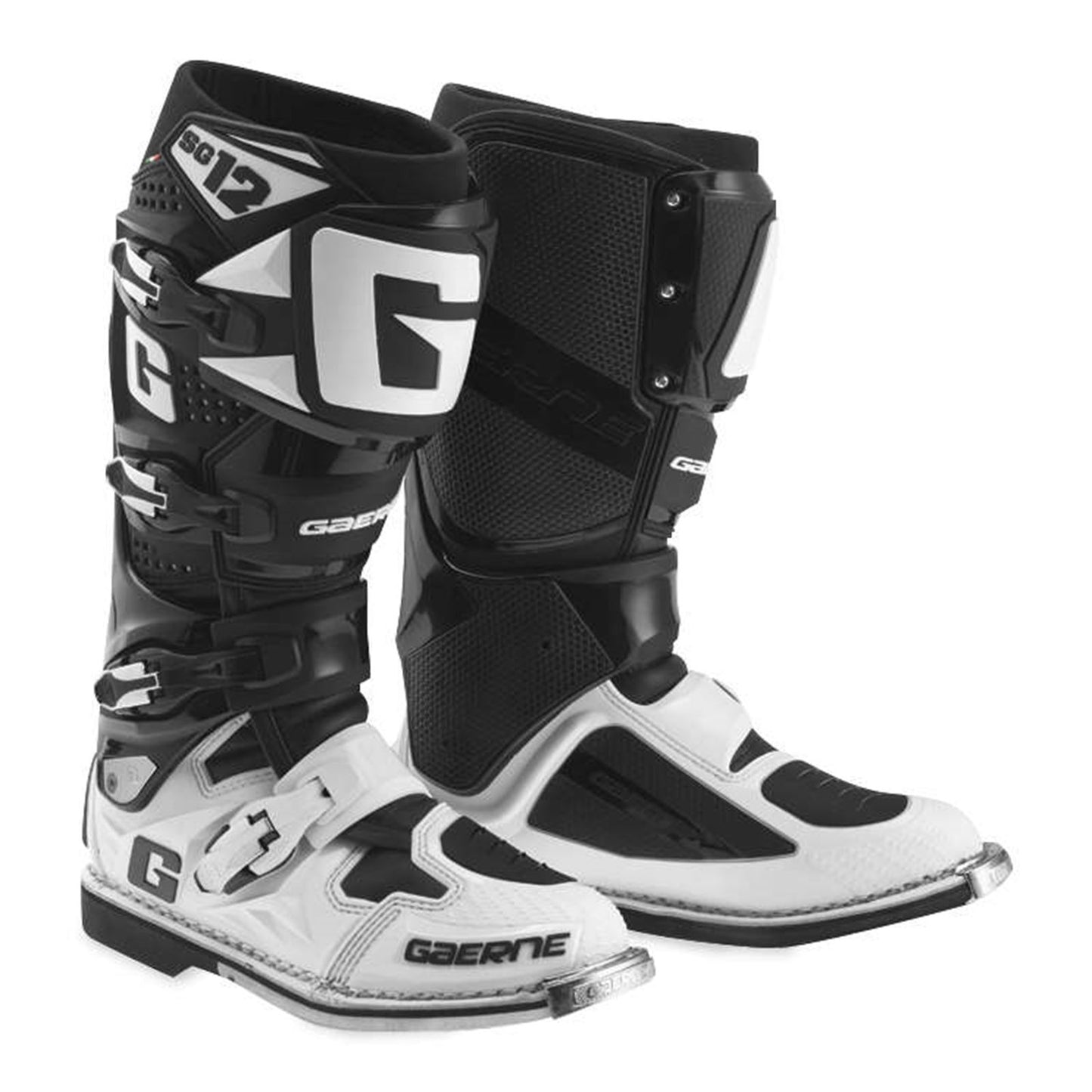 Gaerne SG-12 Boots - White/Black - Size/Black_507428