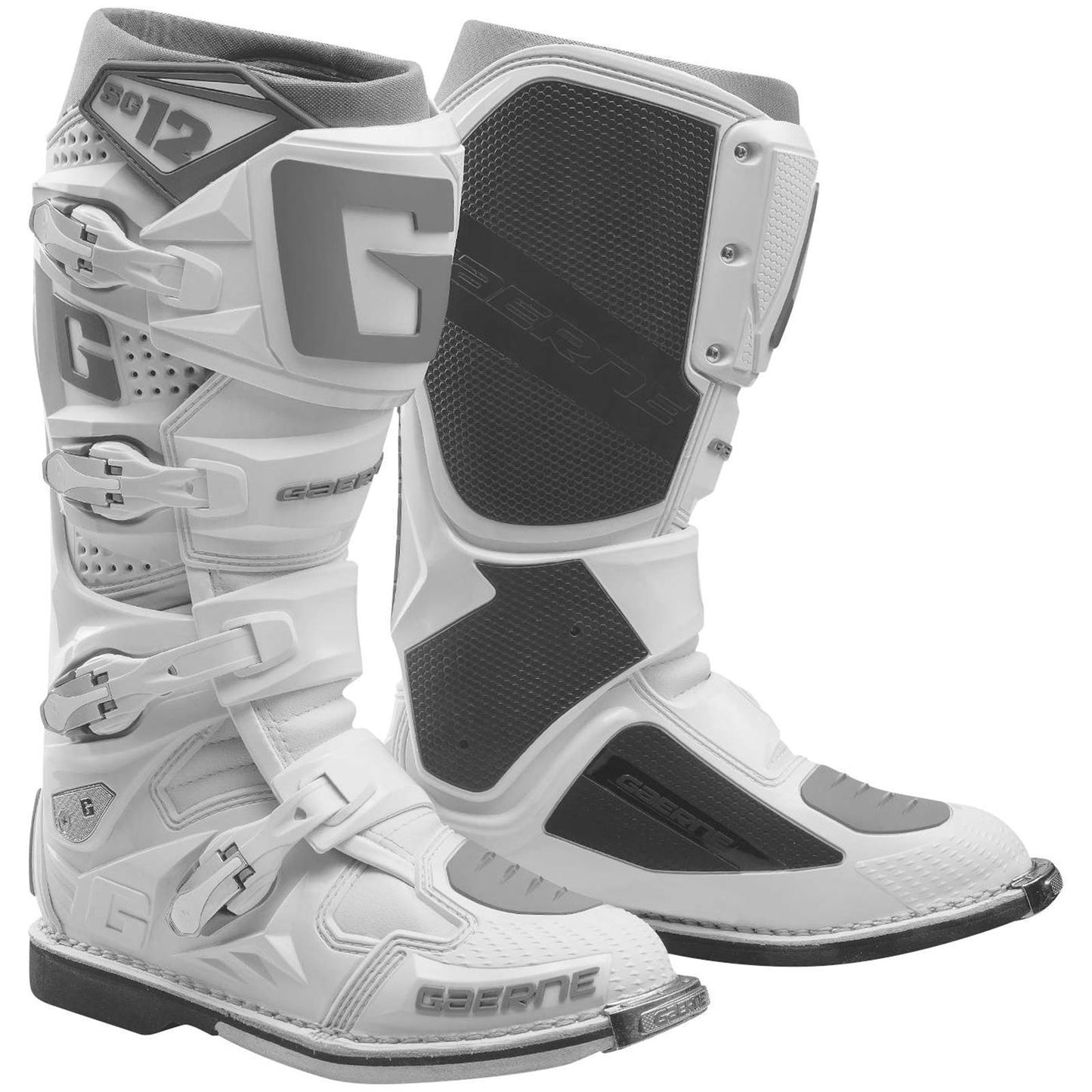 Gaerne SG-12 Boots - White/Black - Size 8 [MPN: 2174-074-8]_507461