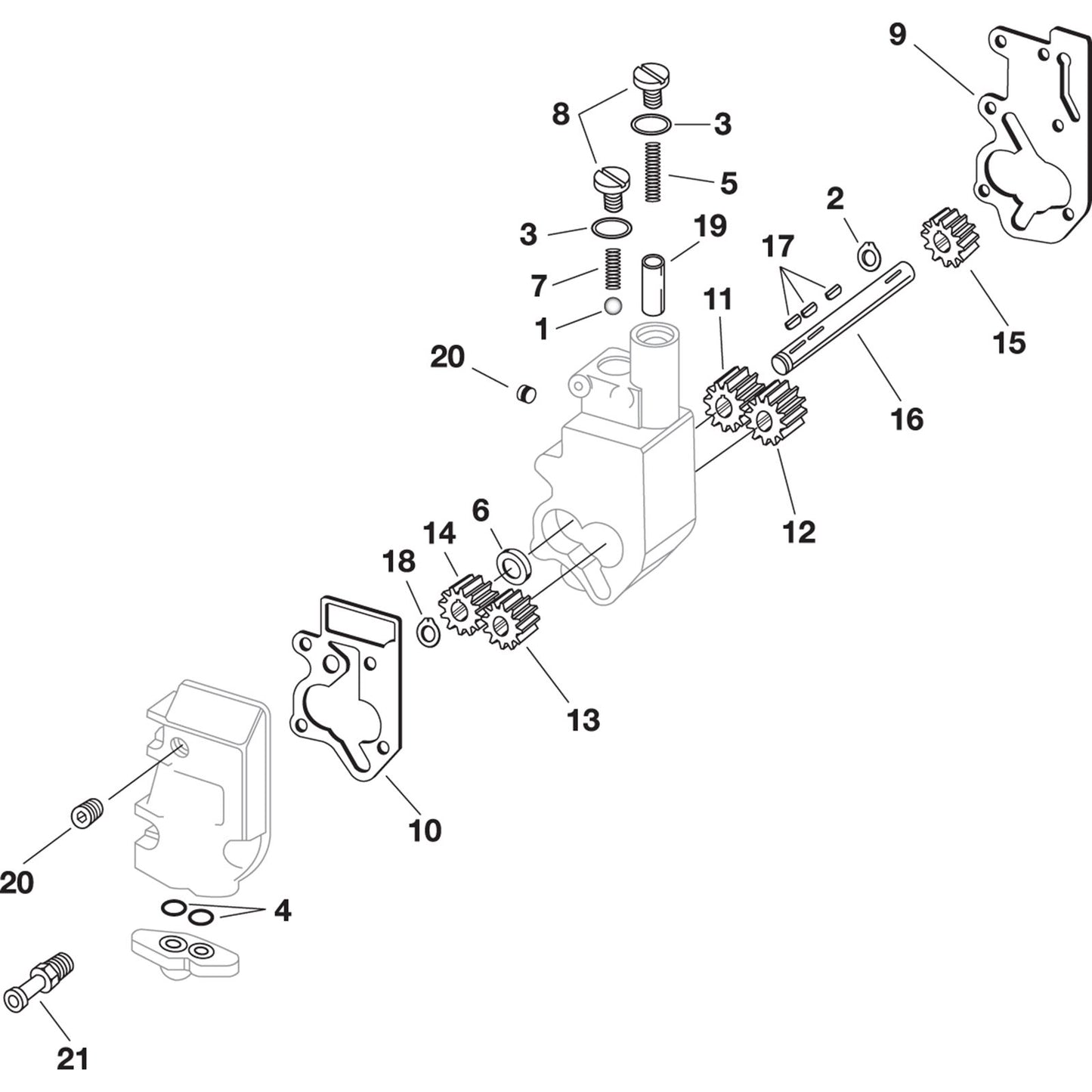 Jim's Machining Feed Idler Oil Pump Gear for Big Twin [MPN: 26326-62A]_400108