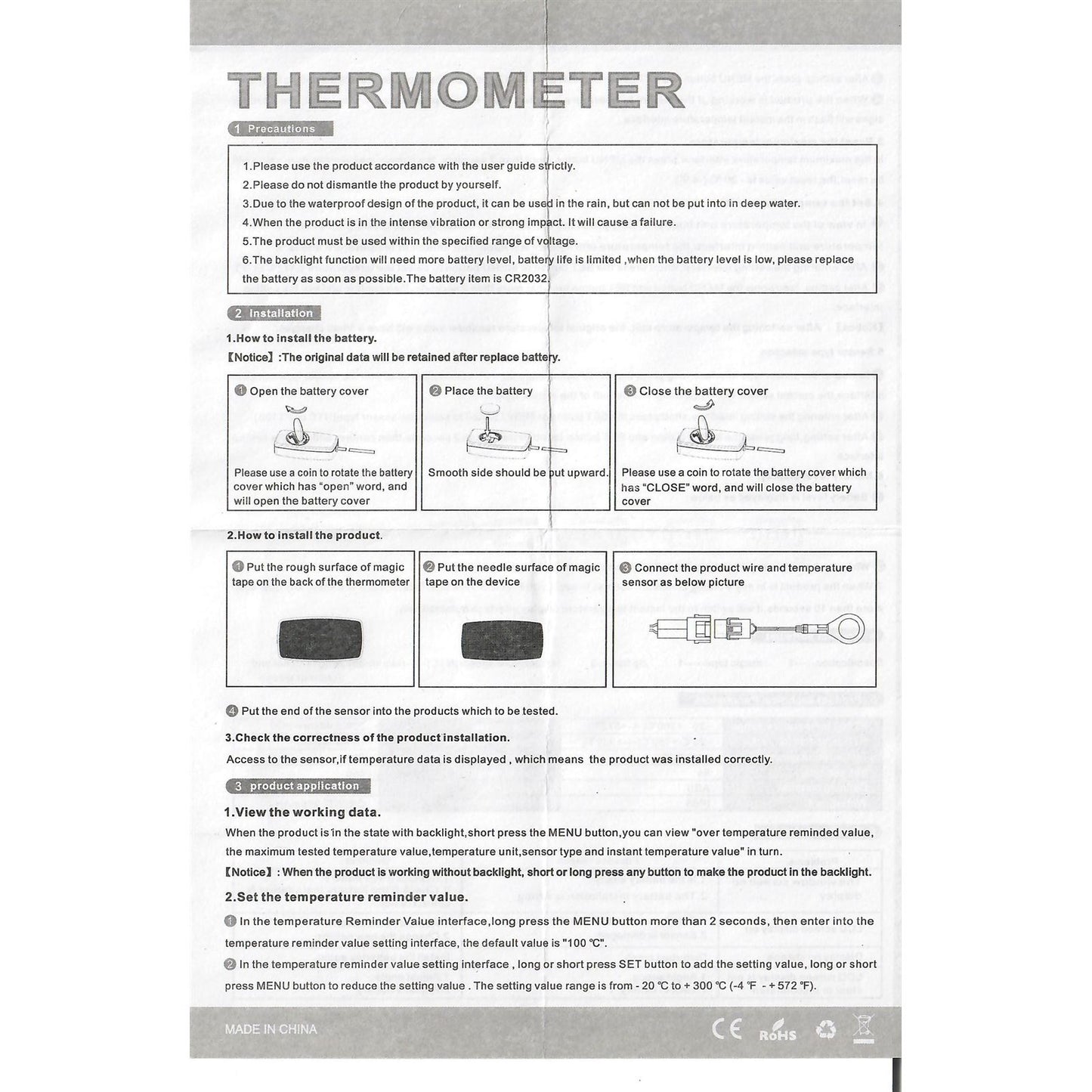 2FastMoto Digital Temperature Gauge 2-Stroke/4-Stroke Dirtbike Offroad Trail 14-02095_976740
