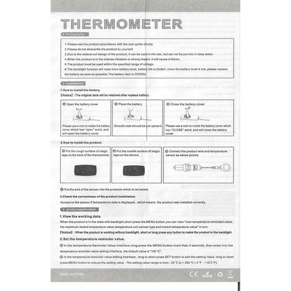 2FastMoto Digital Temperature Gauge 2-Stroke/4-Stroke Dirtbike Offroad Trail 14-02095_976740