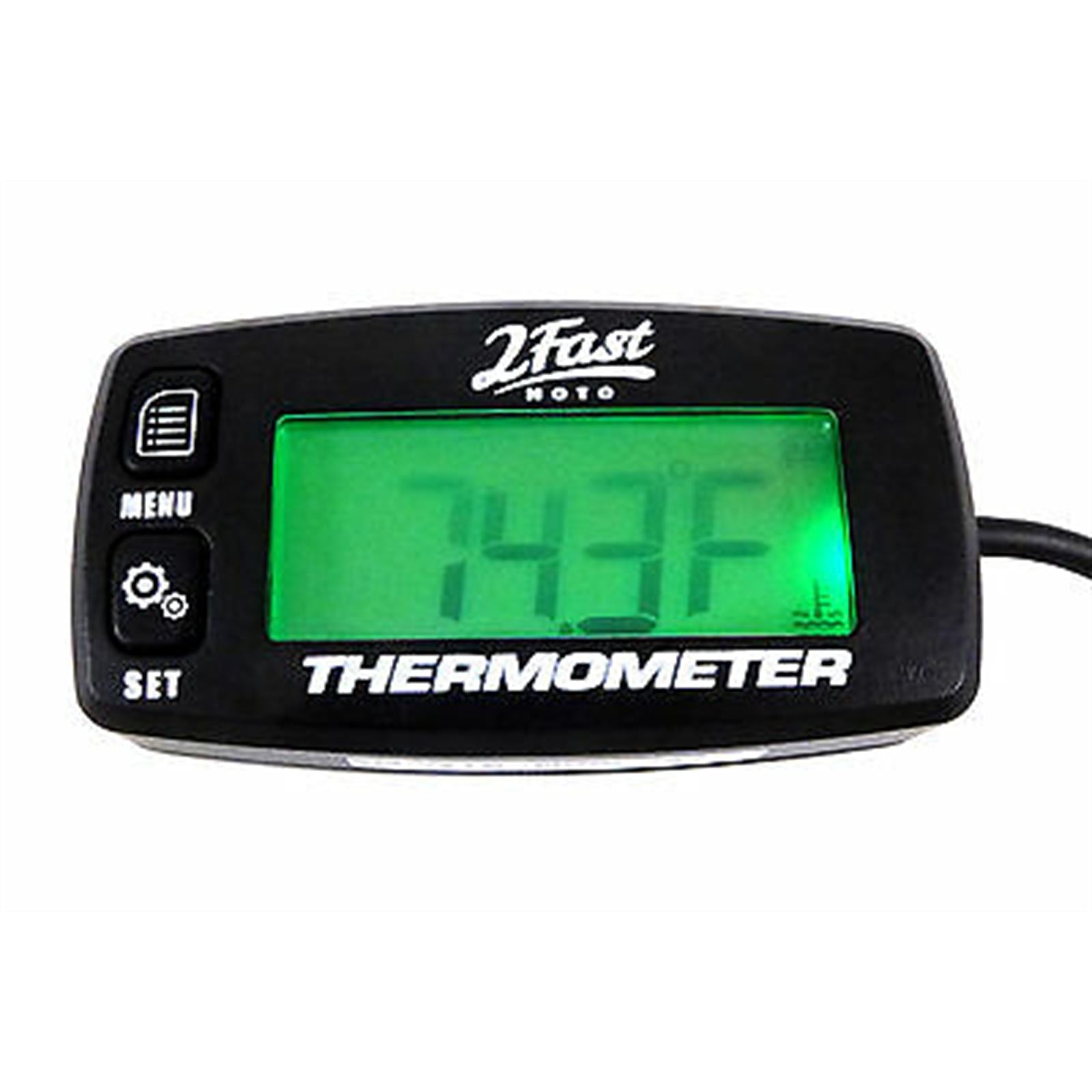 2FastMoto Digital Temperature Gauge 2-Stroke/4-Stroke Dirtbike Offroad Trail 14-02095_633097
