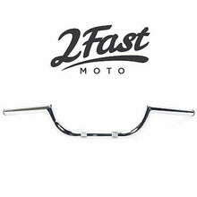 2FastMoto 1" Chrome Clubman Handlebars For Custom, Cruiser, Chopper, Bobber 23-12558_635763
