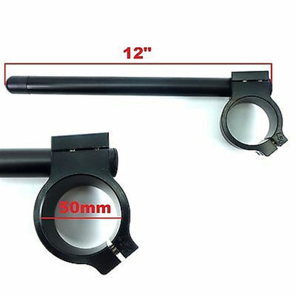 2FastMoto 50mm Fork Tube Clip-On Head Mounts with 7/8" Handlebars Universal 133-0502_666699