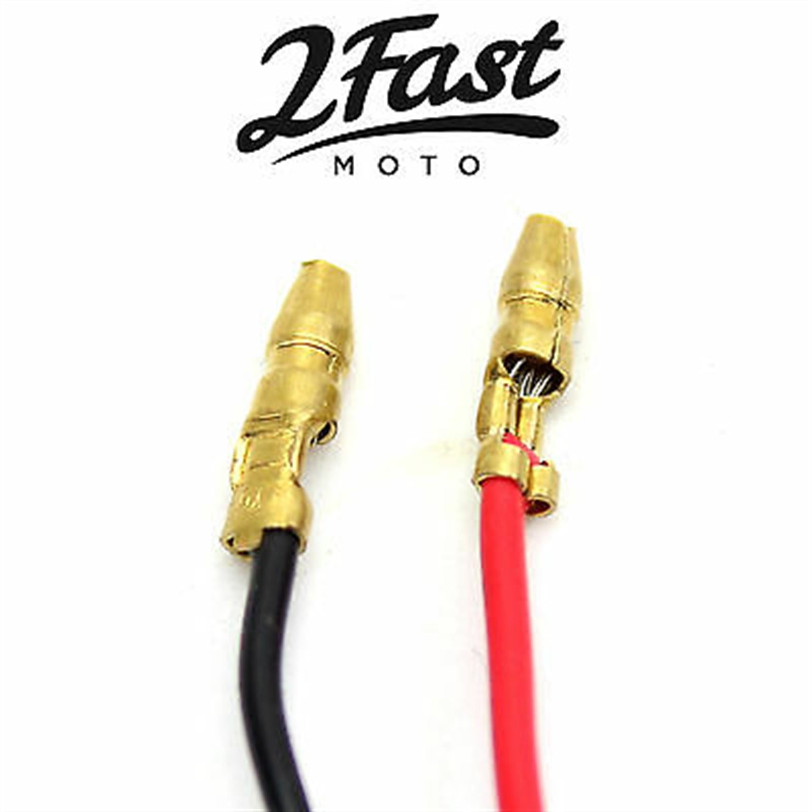 2FastMoto Maltese Deco LED Turn Signal Marker Light Set - Black For Motorcycle  61-99154_631033